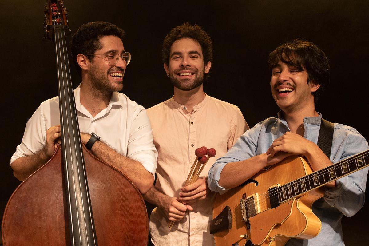 Trio campineiro Retrato Brasileiro é formado por Gabriel Peregrino, Théo Fraga e Guilherme Saka (Nina Pires)