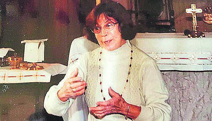 Além do grande talento na declamação, Maria Sylvia Ferraz e Silva era também muito ligada à música e dava aulas de violão em Campinas (Arquivo pessoal)