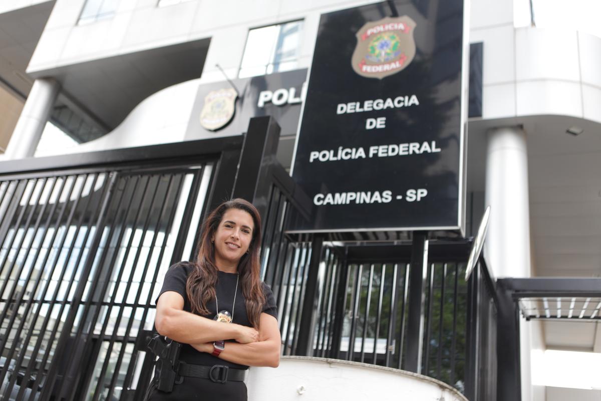 Graduada em Direito pela PUC-Campinas, Estela Beraquet ingressou na PF em 2009 (Rodrigo Zanotto)