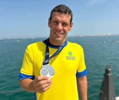 Especialista em provas de água aberta, Samir Barel traz boas lembranças de Doha (Divulgação)