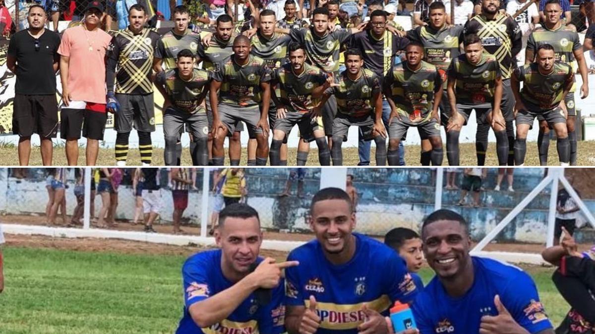 R7 Picerno (foto superior) e Fumaça Futebol Samba e Cerveja (foto inferior) são duas equipes de Sumaré que vão jogar o Campeonato Amador RMC 2024 
