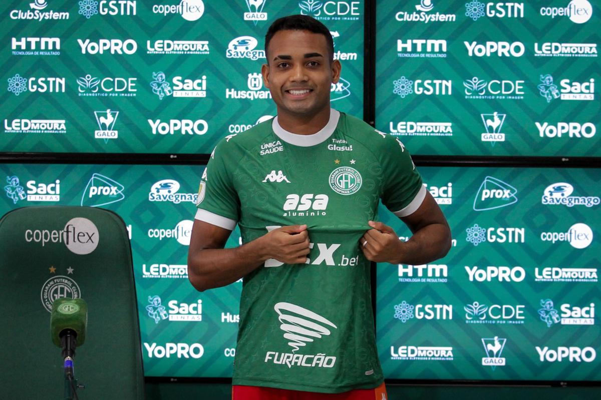Aírton é um dos quatro jogadores recém-contratados pelo Bugre (Raphael Silvestre/Guarani FC)