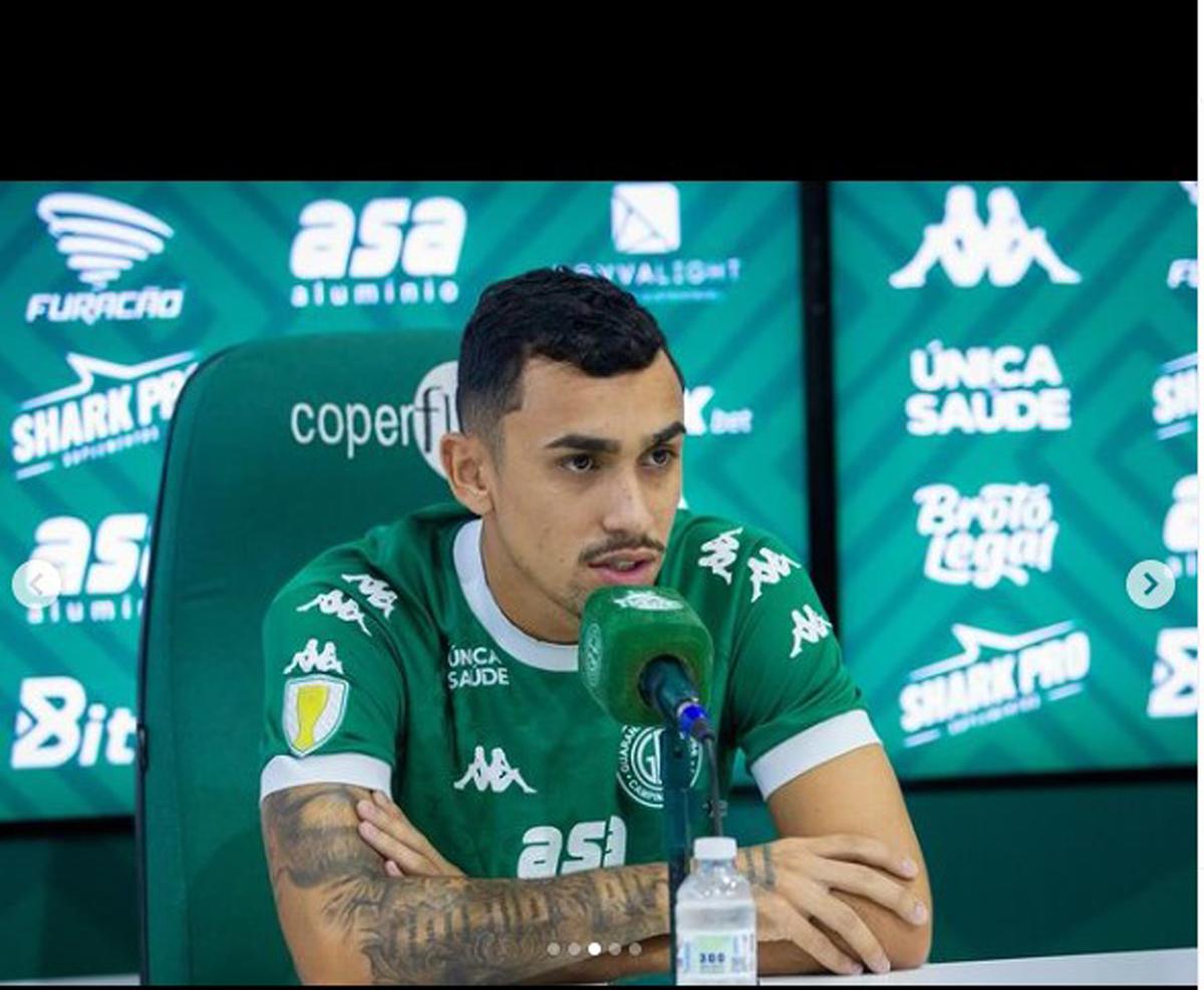 Luan Dias acredita que time vai brigar para subir para Série A (Raphael Silvestre/Guarani FC)