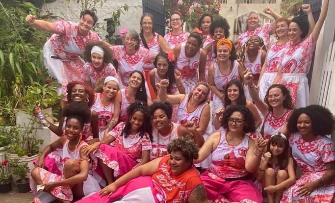 O ‘Baque Mulher’ chegou a Campinas em 2014, trazido por batuqueiras que conheceram o movimento em Recife (Divulgação)