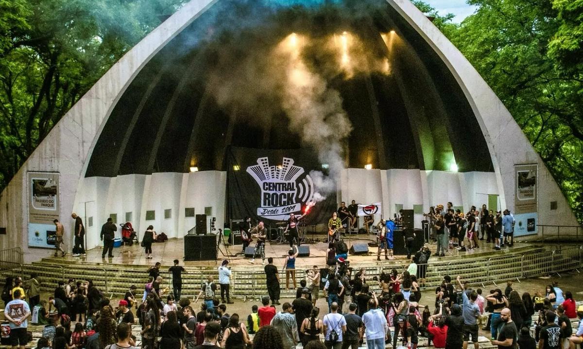 Rock na Concha é produzido desde 2009 pela Central do Rock, com a proposta de reunir bandas nacionais com composições autorais (Marcelo Braga)