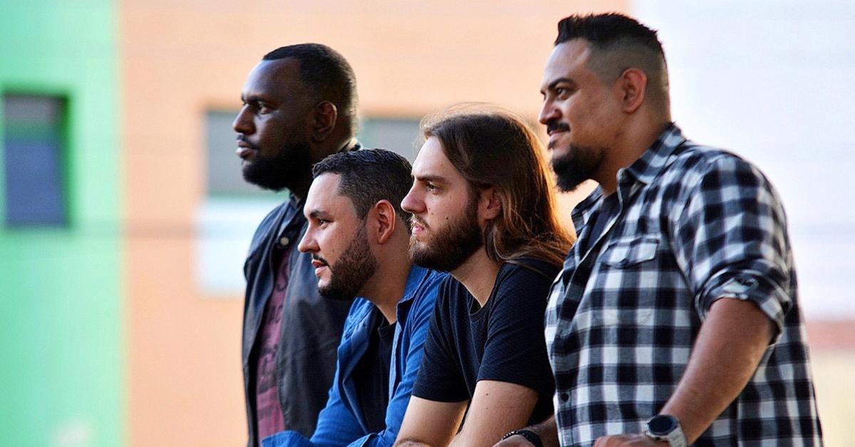 A banda é formada por André Domingos (baixo), Bruno Picoloto (Guitarras), Jorge Neves (bateria) e Everson José (vocal e guitarras) (Divulgação)