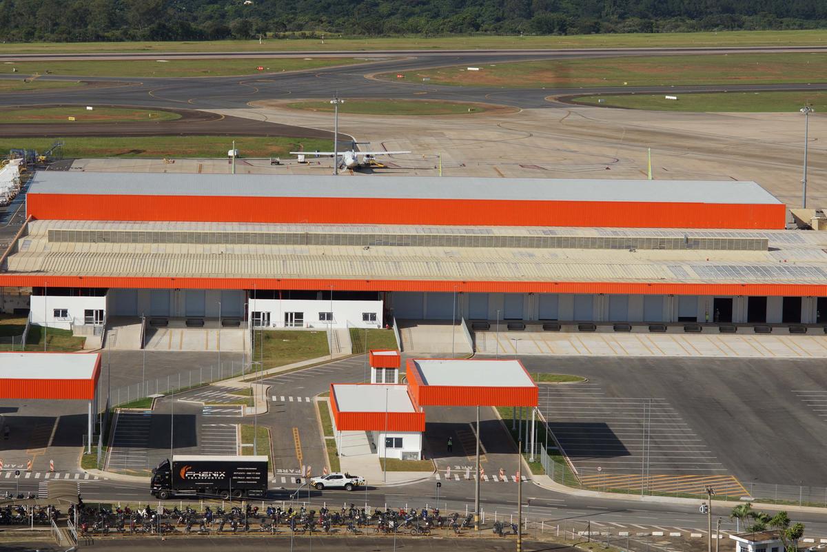 Terminal Logístico foi desenvolvido em um terreno de 39,2 mil m²; somando as três fases, investimento total é de R$ 115 milhões (Divulgação/ Viracopos)