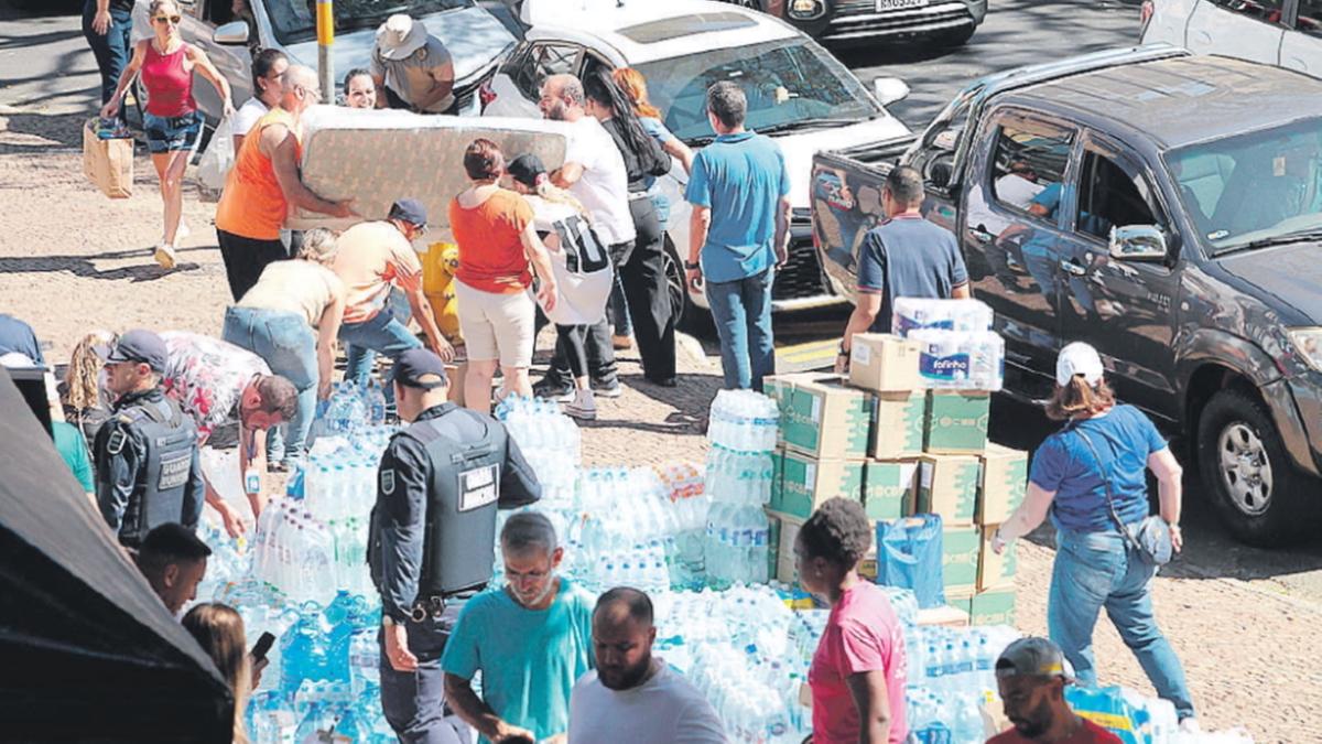 Além do sentimento de solidariedade, a disposição e o bom humor marcaram o trabalho dos voluntários de Campinas no Dia D emprol do povo do Rio Grande do Sul (Divulgação)