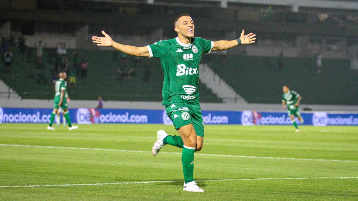 Luccas Paraizo abriu omarcador para o time campineiro (Raphael Silvestre/Guarani FC)