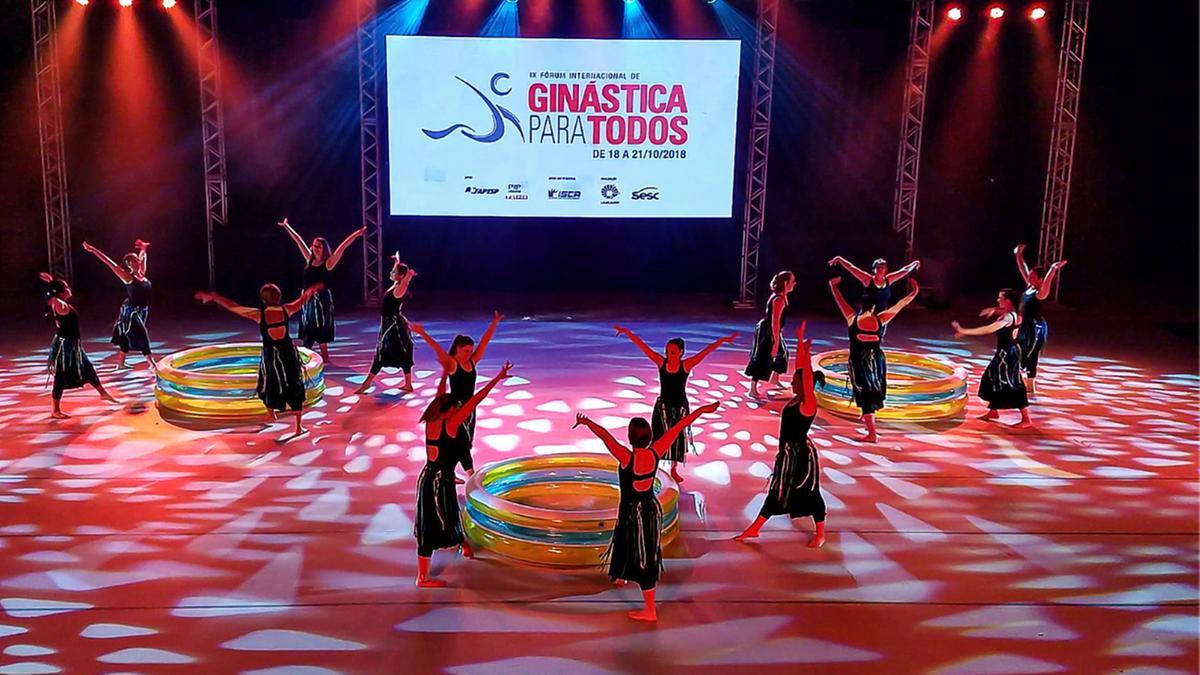 Grupo Ânima, formado na Unicamp, já esteve por duas vezes no Gymnaestrada Mundial, que é considerado omaior evento de ginástica de demonstração do mundo (Divulgação)