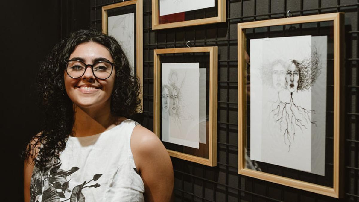 A artista visual Manuela Camargo, pós-graduanda em Artes na Universidade Estadual de Campinas, expõe as obras produzidas durante o período de residência artística na EXL Galeria (Ana Cintra)