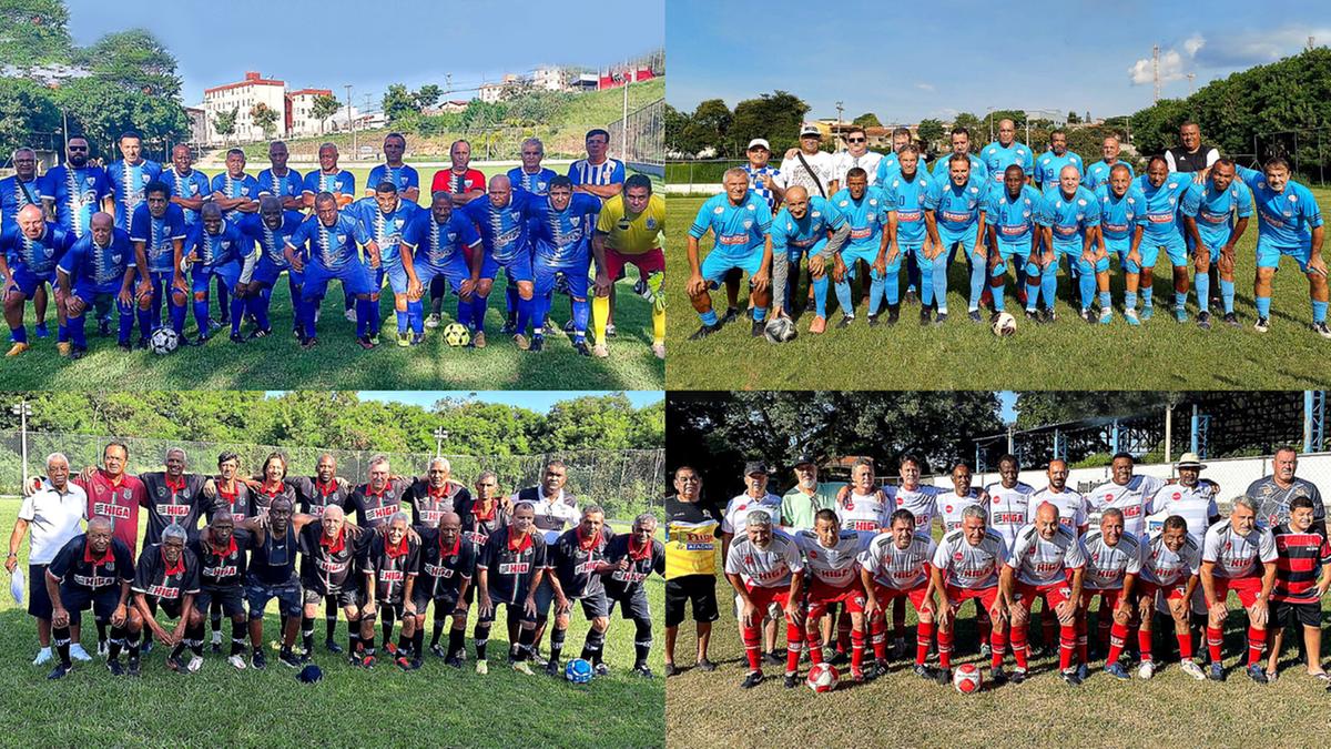 Servidores (azul claro) enfrenta a Ponte Higa Bela Vista (preto e vermelho) enquanto o Pró Esporte Higa (branco e vermelho) vai encarar o Sete de Setembro (azul escuro) (Divulgação)