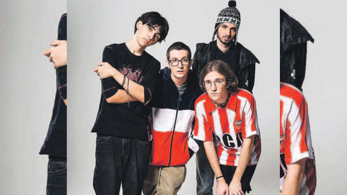 Quatro amigos de infância se reuniram em 2021 para tocar em uma festa, o que deu origem à banda Chococorn and The Sugarcanes (Divulgação)