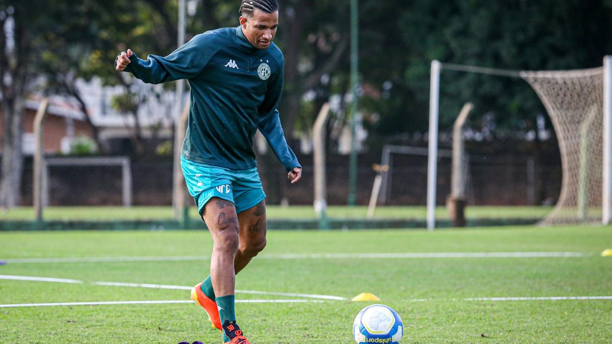 O recém-contratado Renê Santos pode estrear pelo Guarani hoje (Raphael Silvestre/Guarani FC)