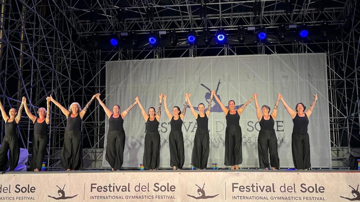 Grupo contou com 10 componentes no festival (Divulgação)