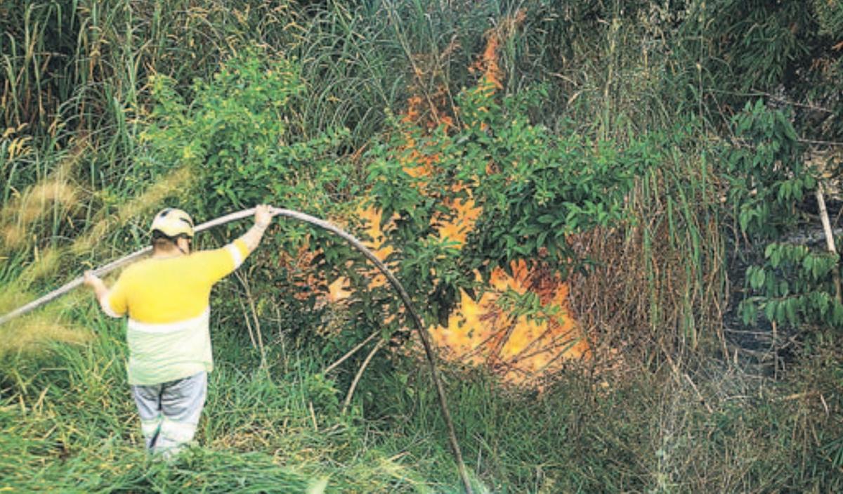 De todos os incêndios captados pelo Instituto Nacional de Pesquisas (Inpe) em Campinas durante a Operação Estiagem, 141 aconteceram em maio; queda da umidade relativa do ar e vegetação mais seca, características típicas desta época do ano, aumentam o risco de queimadas (Kamá Ribeiro)