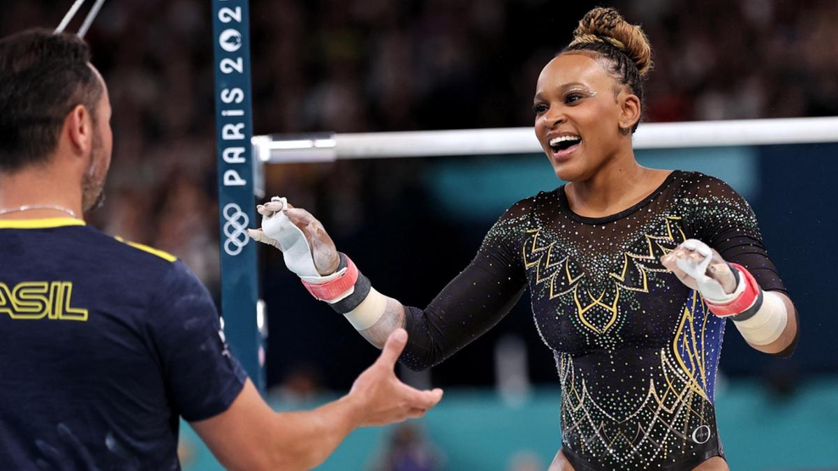 Além da garantir presença individualmente em quatro finais, Rebeca ajudou a colocar o Brasil na final por equipes (Miriam Jeske/COB)