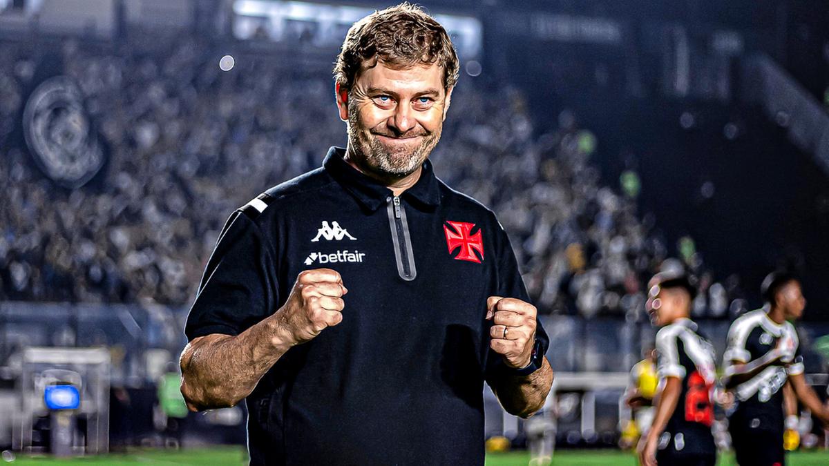 Rafael Paiva assumiu o comando sem alardes e conseguiu levar o Vasco do Z4 ao meio da tabela: em evolução (Vasco da Gama)