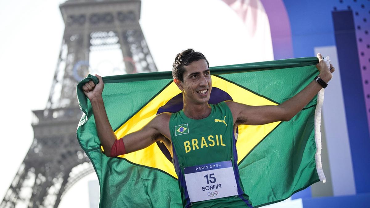 Caio Bonfim, medalhista de prata (Alexandre Loureiro/COB)