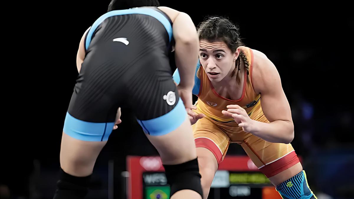 Giulia Penalber ficou em 5º no wrestling nos Jogos Olímpicos Paris 2024 (Alexandre Loureiro/COB)