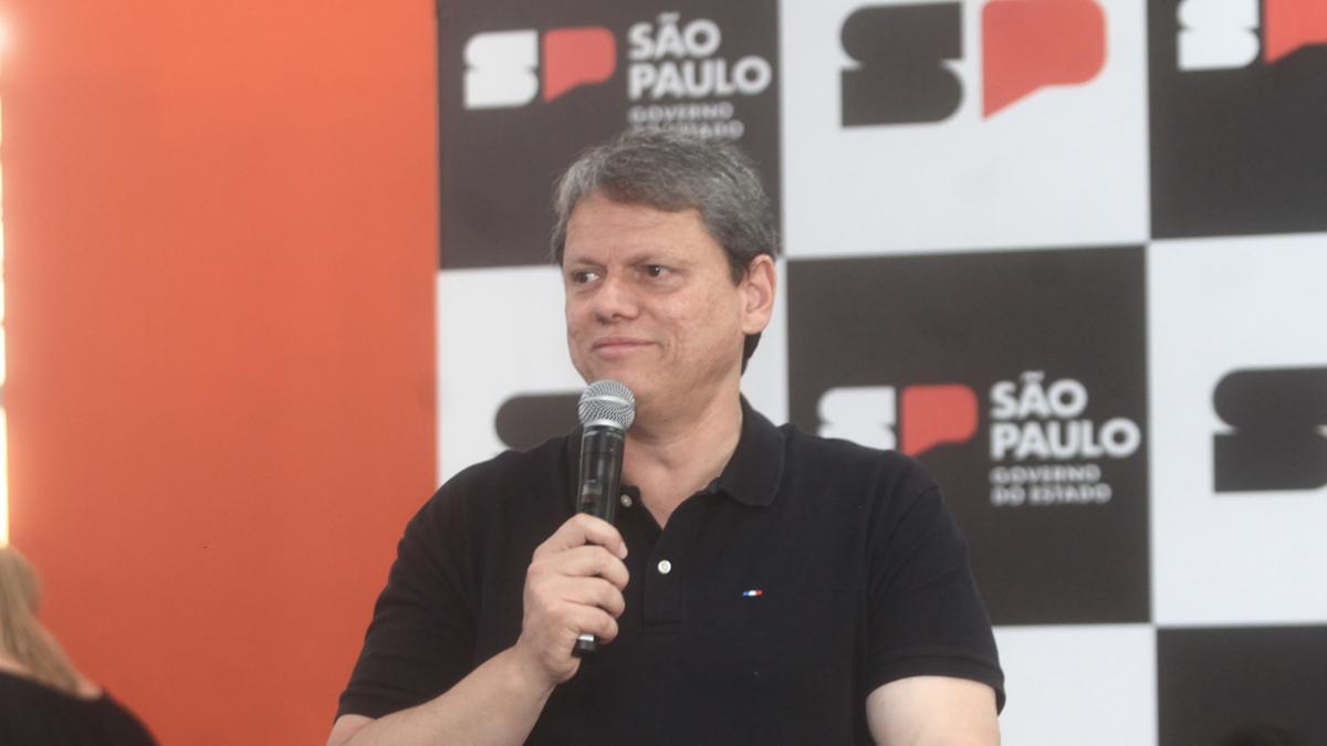 O governador do Estado de São Paulo, Tarcísio de Freitas, esteve ontem em Jaguariúna para inaugurar a 52ª unidade do Programa Creche Escola; investimento foi de R$ 2,8 milhões (Kamá Ribeiro)