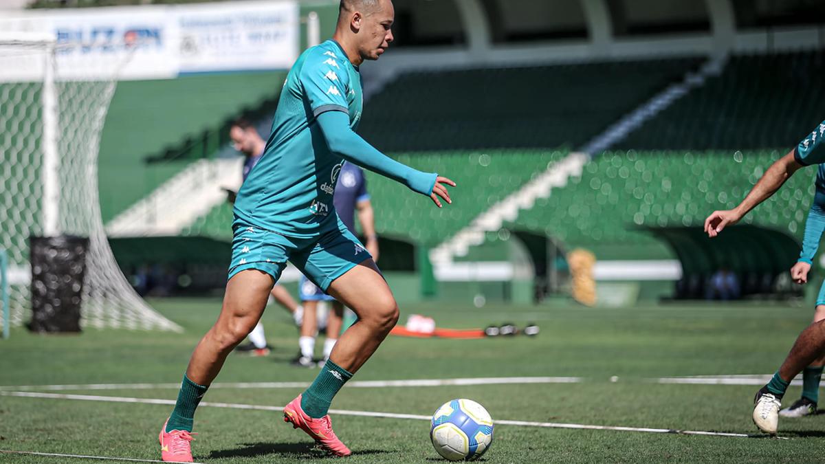 Caio Dantas marcou duas vezes no último jogo contra o Ituano: 3 a 3 (Raphael Silvestre\Guarani FC)