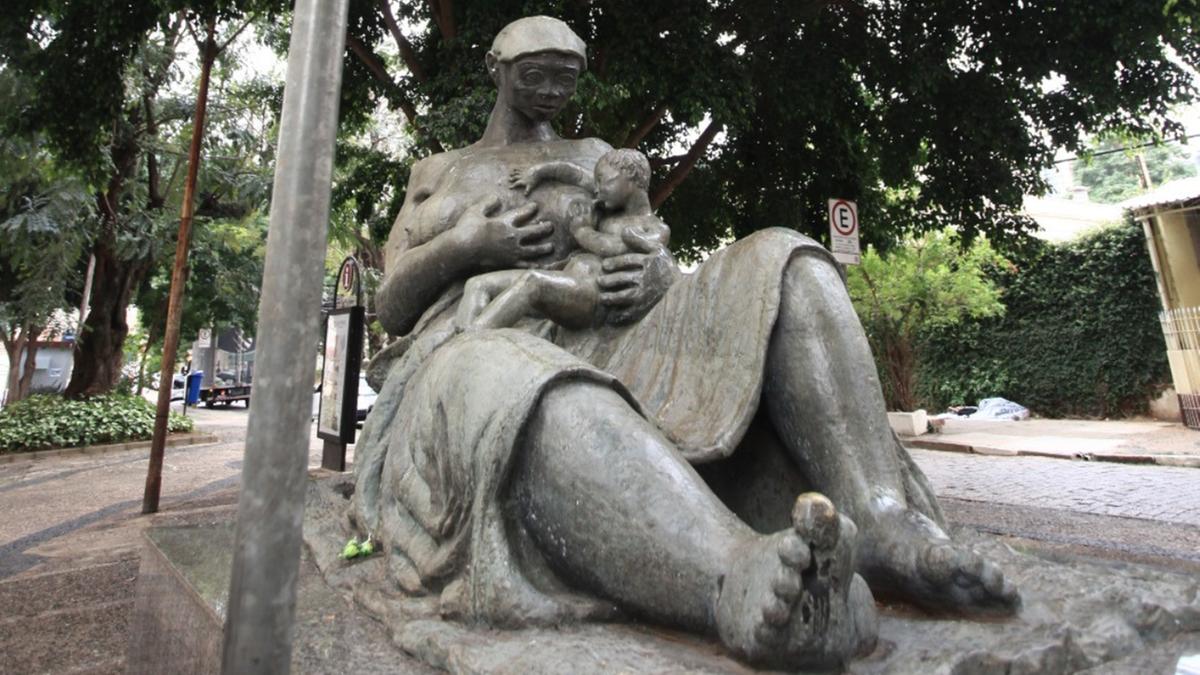 Estátua da Mãe Preta, monumento em homenagem à forte presença da cultura afro-brasileira em Campinas: amanhã é comemorado o Dia da Consciência Negra (Kamá Ribeiro)