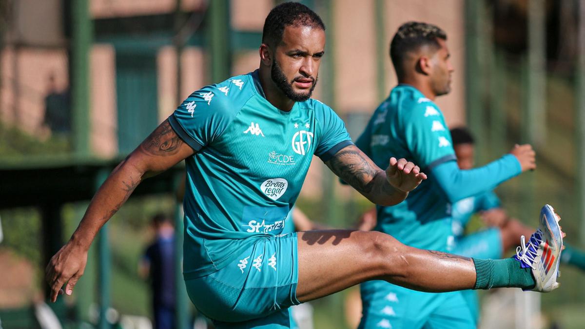 Giva foi o autor do segundo gol bugrino na vitória por 2 a 0 sobre o Botafogo (Raphael Silvestre\Guarani FC)