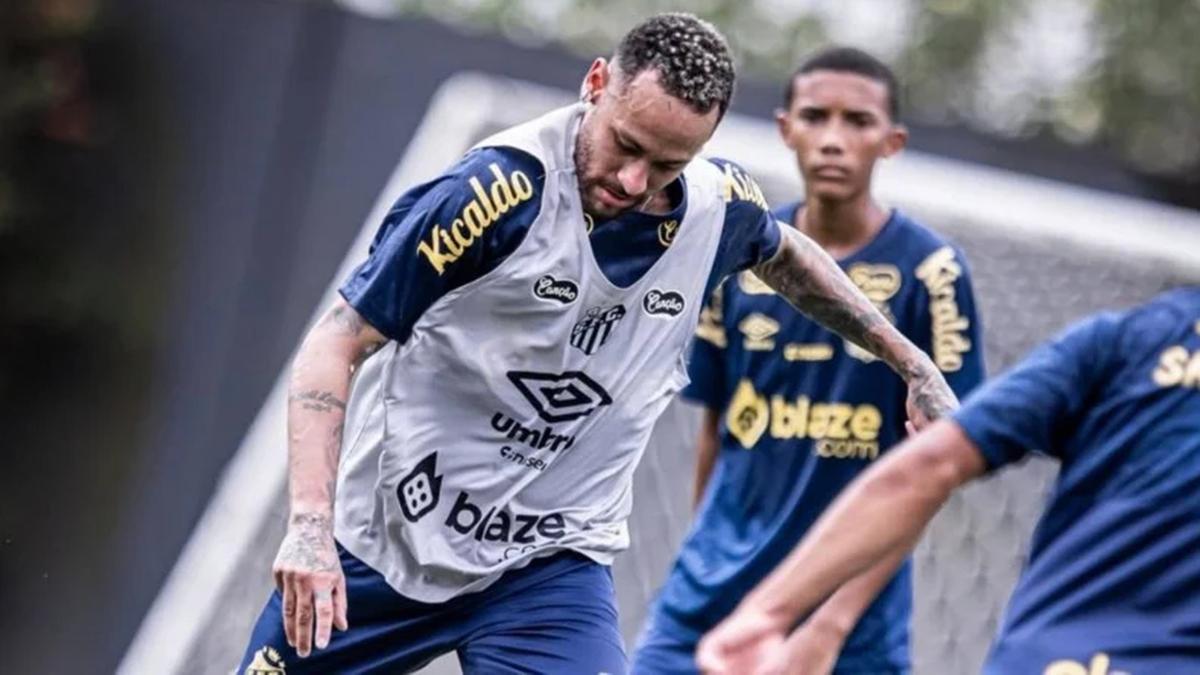 Neymar volta a atuar pelo Peixe depois de 12 anos (Raul Baretta/Santos F.C)