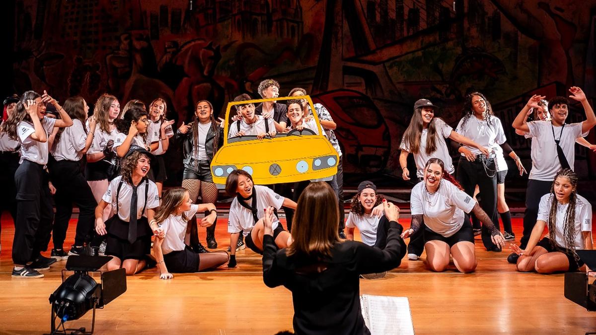 Projeto Canarinhos da Terra oferece aulas para quatro faixas etárias, de 7 a 18 anos de idade, que participam de apresentações artísticas (Divulgação)