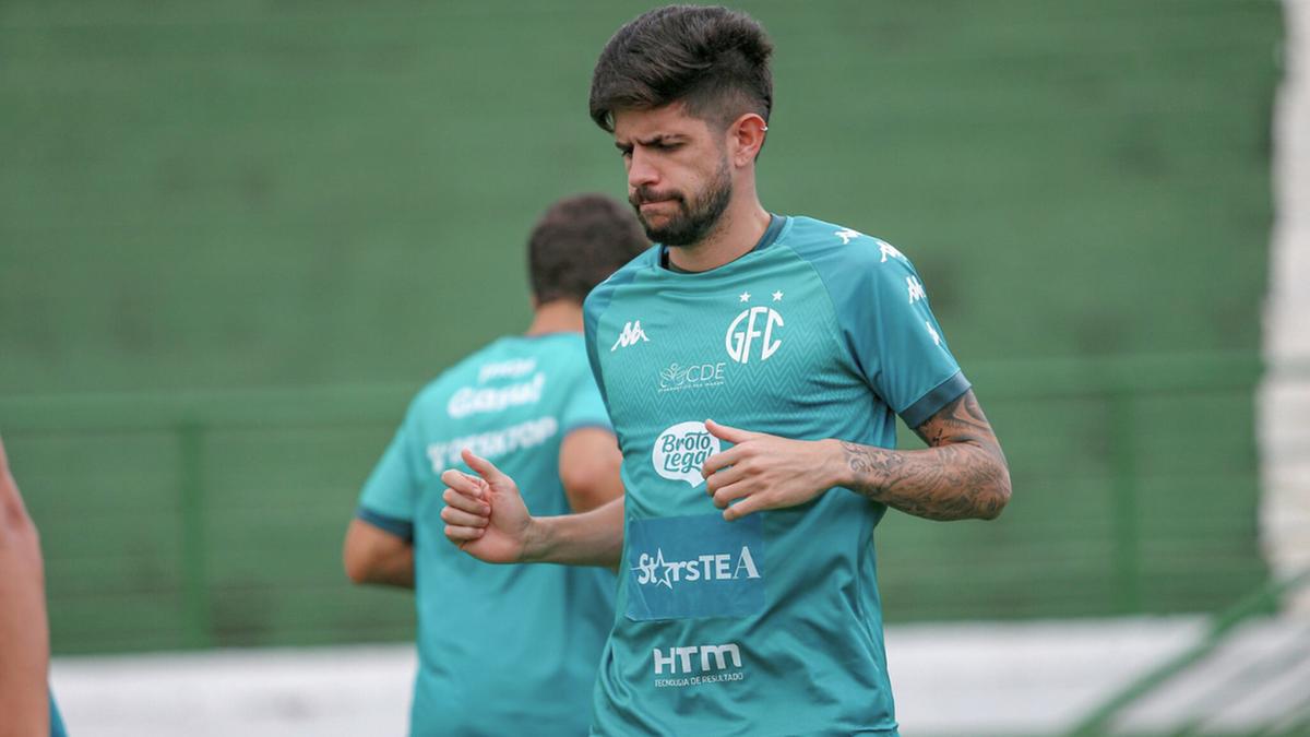 Matheus Régis trata de lesão no joelho: quatro jogos pelo Guarani e um gol (Raphael Silvestre\Guarani FC)