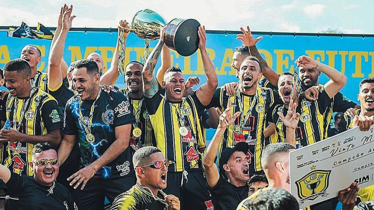 Atual campeão, o R7 Picerno não defenderá o título do Campeonato Amador RMC (Lukinha Silva)
