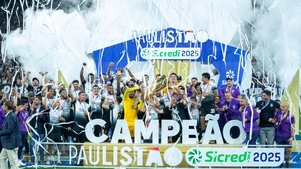 Corintianos quebram jejum de seis anos e equipe é a que mais tem conquistas no Estadual (Lucas Correa/Estadão Conteúdo)