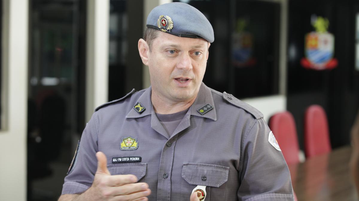 Segundo o coordenador operacional do 47˚ BPMI, major Edson Costa Pereira, homem confessou o crime logo após ser capturado (Rodrigo Zanotto)
