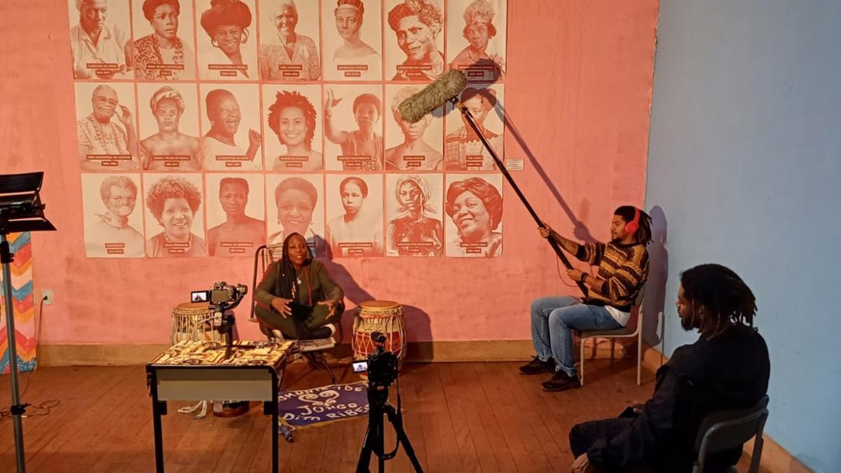 Lideranças negras que atuam em Campinas deram depoimentos para o documentário, como Alessandra Ribeiro, da Casa de Cultura Fazenda Roseira, e mestre Topete, da Escola de Capoeira Angola Resistência (Acervo Territórios)