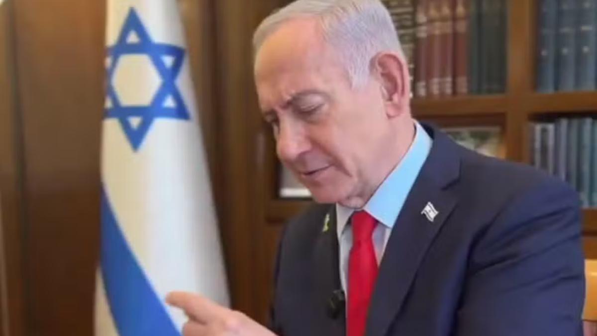 Benjamin Netanyahu em vídeo para rede social (X / Reprodução)