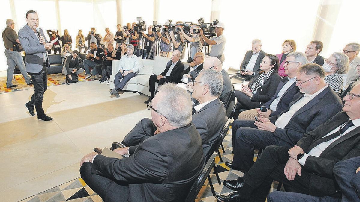 Otimista, Felicio Ramuth projetou que a criação do Hub Internacional para o Desenvolvimento Sustentável impactará não apenas Campinas, mas toda a região, Estado e até o Brasil; governo estadual vai adotar políticas para atrair investimentos privados ao HIDS da Unicamp (Rodrigo Zanotto)