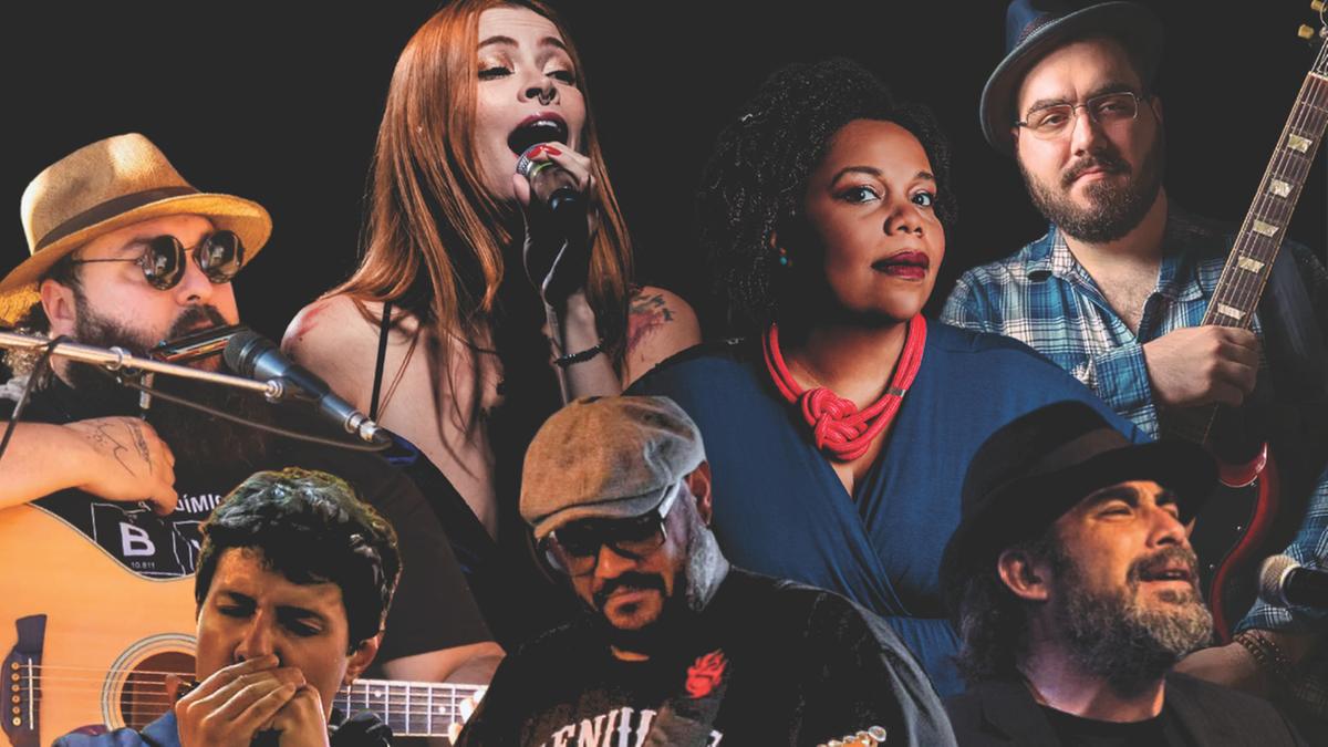 Em dois palcos montados na praça, vão se apresentar vários músicos de Campinas e região que são considerados referência em blues (Divulgação)