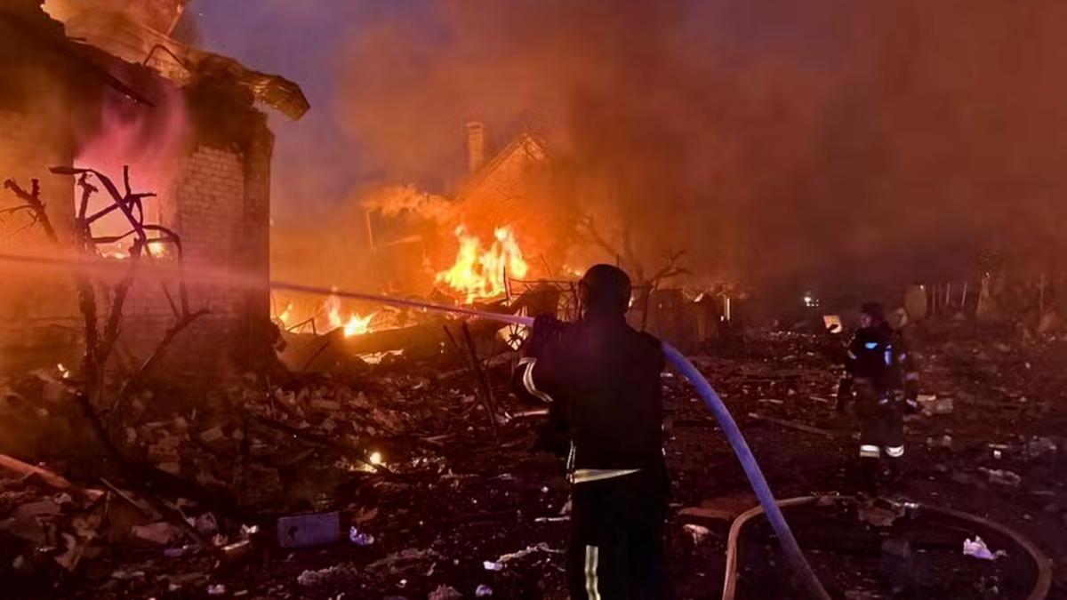  (Serviço de Emergência da Ucrânia/AP)