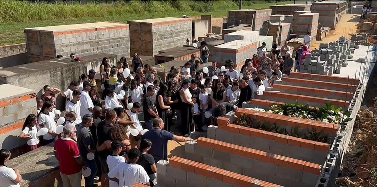 O adolescente Luiz Felipe Darulis, de 12 anos, foi sepultado em abril do ano passado, em Monte Mor, após ser assassinado pelo padrasto, o ex-professor da rede estadual Cirilo Abe Barreto. A condenação do réu a 25 anos de prisão em regime fechado foi divulgada pelo Ministério Público nesta semana (Divulgação)
