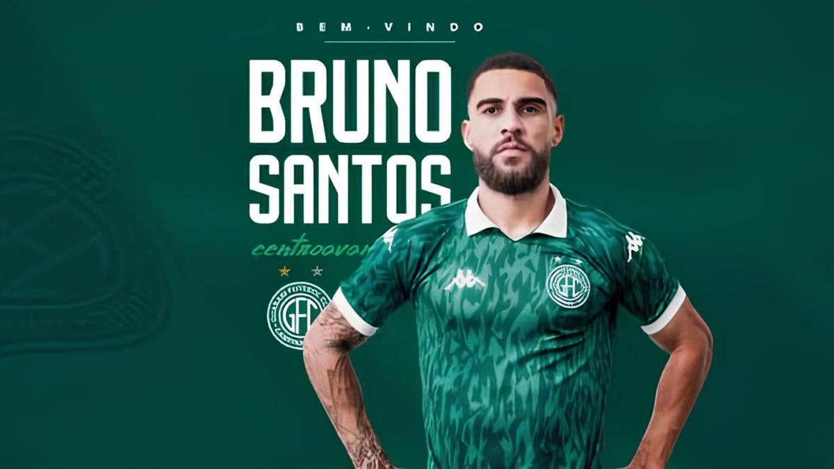 O atacante Bruno Santos, de 28 anos, é o quarto reforço bugrino na janela (Reprodução)