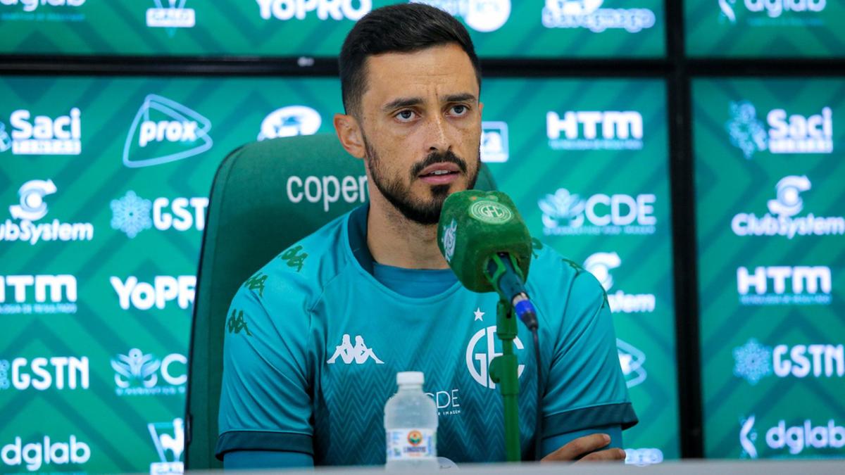 O volante Anderson Leite é liberado e encaminha acerto com o Paysandu (Raphael Silvestre\Guarani FC)