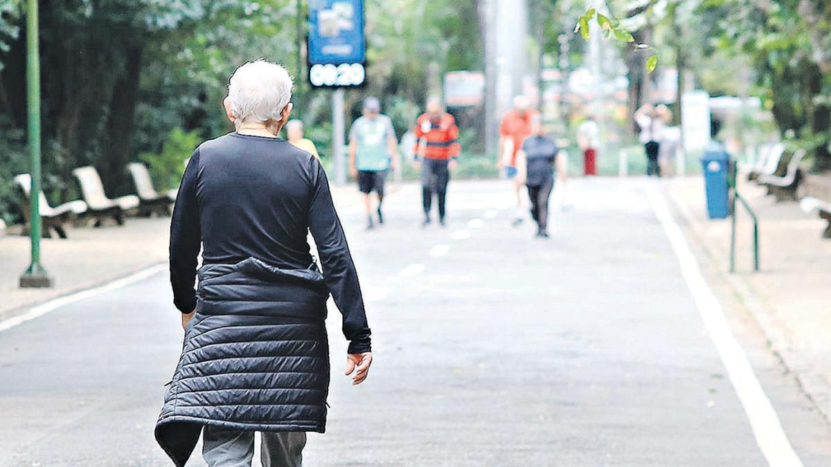 O feriado prolongado e o primeiro dia de inverno não impediram os praticantes de atividade física de irem aos parques e bosques da cidade; a solução encontrada pela maioria foi vestir mais peças de roupa até o corpo aquecer com a caminhada ou corrida (Kamá Ribeiro)
