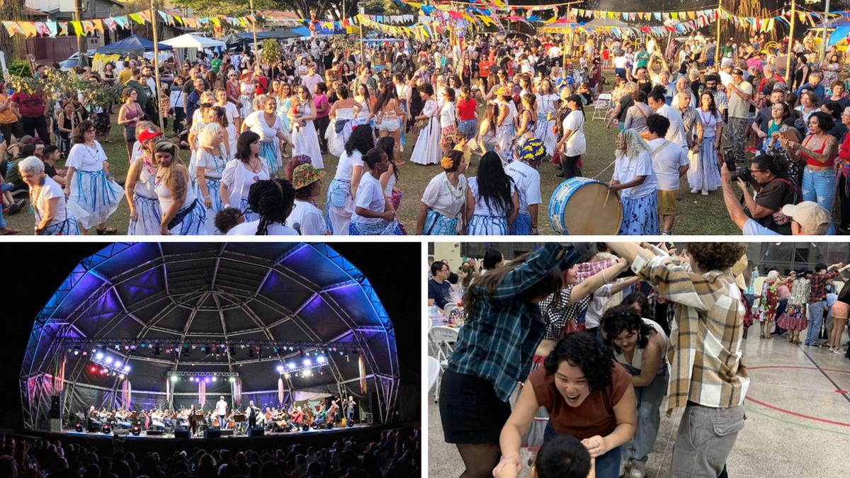 As Caixeirosas levam música, dança e muita energia amanhã ao distrito de Barão Geraldo, num final de semana que terá ‘Viva São João’, com a Orquestra Sinfônica de Campinas na Concha Acústica do Taquaral, e a Festa Junina do Instituto Cultural Nipo, além de vários outros eventos pela cidade (Divulgação / Manoel de Brito / Divulgação)