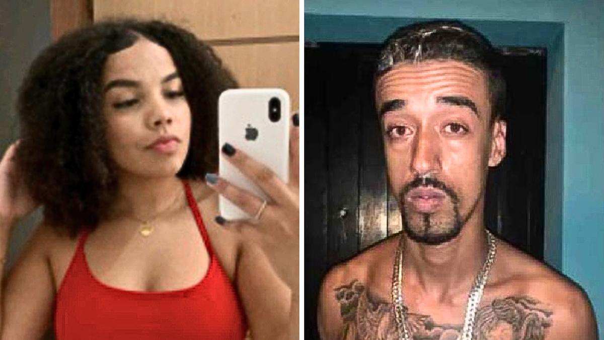 Bento (dir) abordou Gyovanna (esq) na noite de domingo, em Hortolândia, quando a jovem voltava de uma adega (Divulgação Policia Civil)