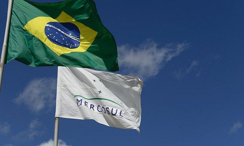 Bandeira do Mercosul (Marcos Oliveira/Agência Senado)
