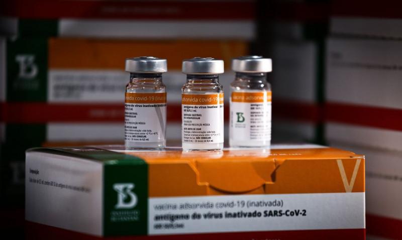 Chegada de 59.800 doses da vacina CoronaVac (17.03.2021)
Foto: Breno Esaki/Agência Saúde DF (Breno Esaki/Agência Saúde DF)