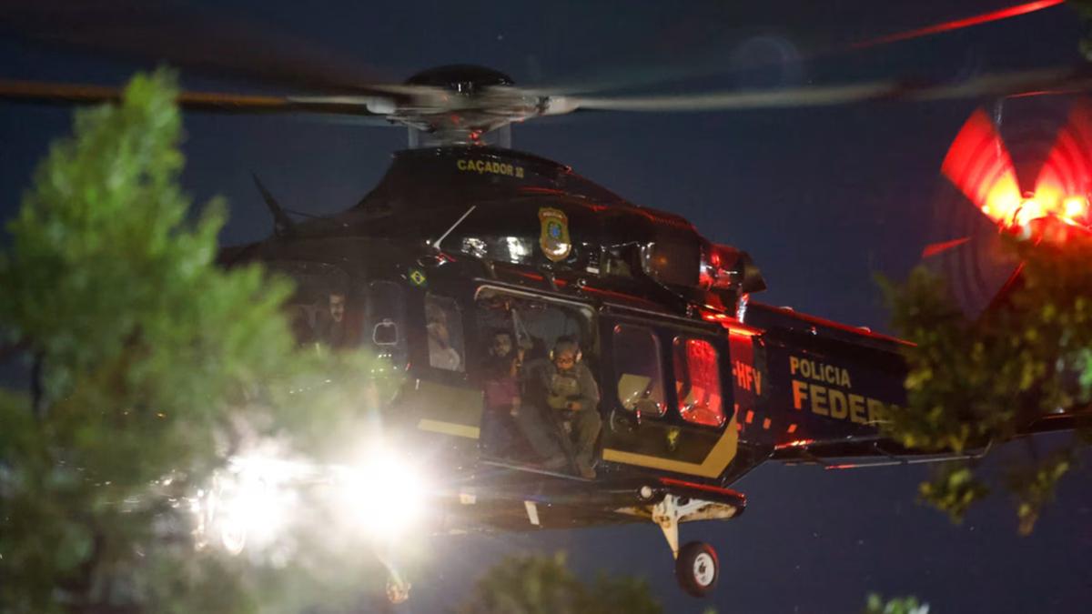Vorcaro foi transferido de helicóptero para a PF em Brasília (Wilton Junior/Estadão)