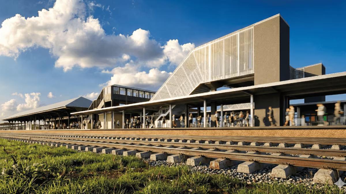 Previsão de como ficará a estação Jundiaí, ponto de parada entre Campinas e a capital paulista (TIC Trens/Divulgação)