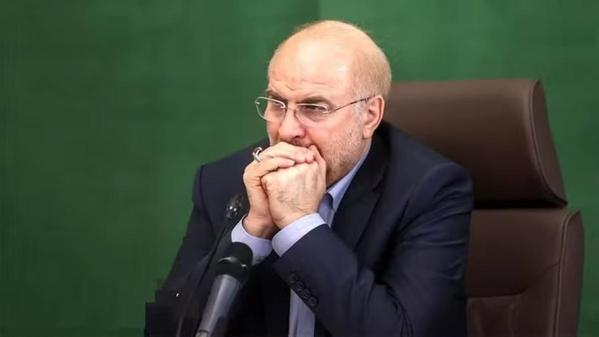 O presidente do Parlamento do Irã, Mohammad Bagher Ghalibaf (Reprodução)